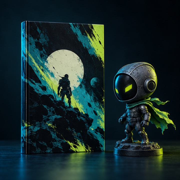 Original comic and collectible figure